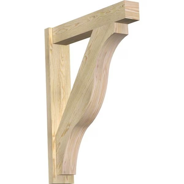Funston Block Rough Sawn Outlooker, Douglas Fir, 6